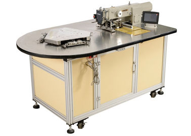 Máquina de costura de couro industrial automática para estações de funcionamento da tabela 3 da volta dos sacos de couro fornecedor