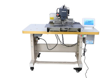 Máquina de costura industrial automática da proteção do fio aterrando com dispositivo bonde específico fornecedor